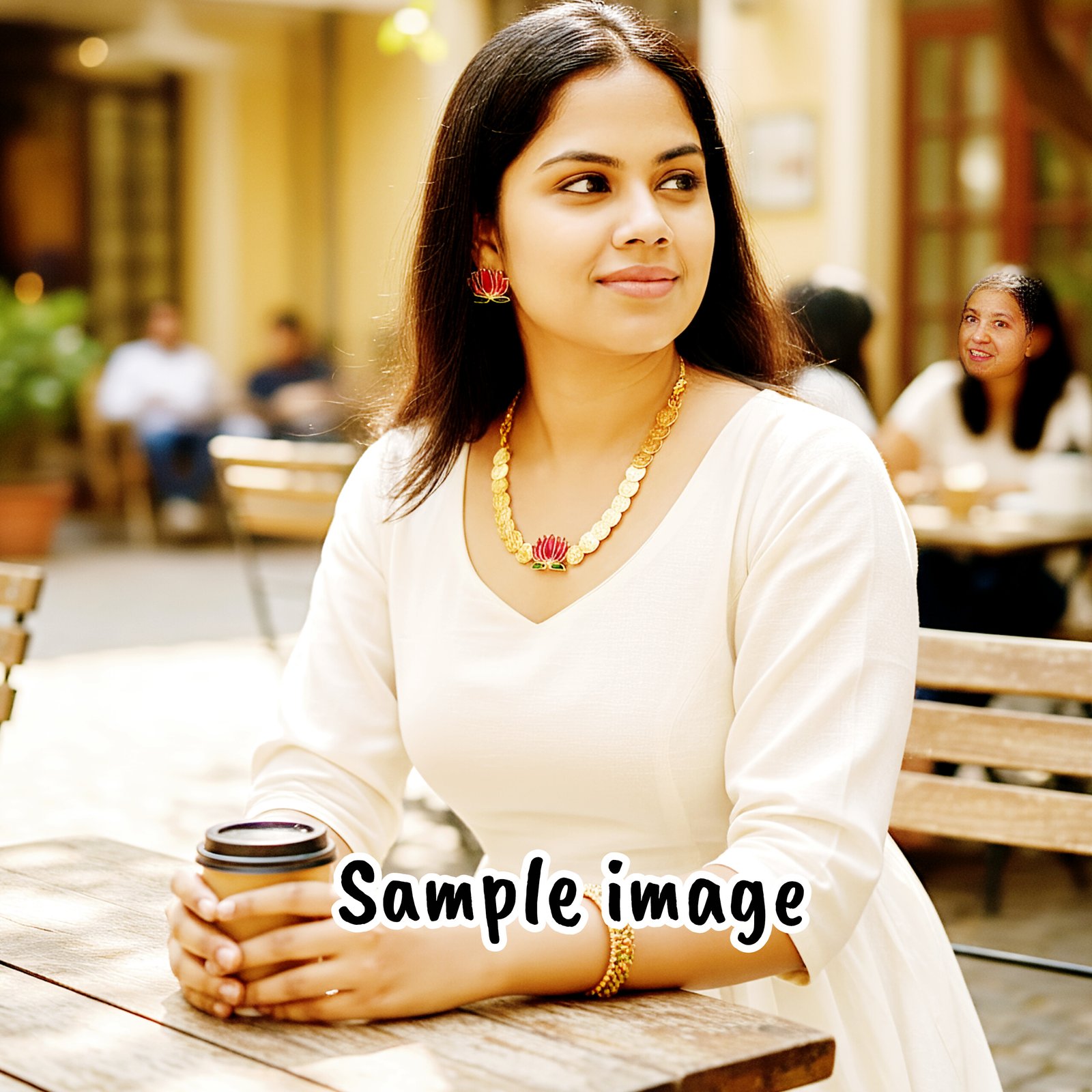 Pink Lotus Necklace Set