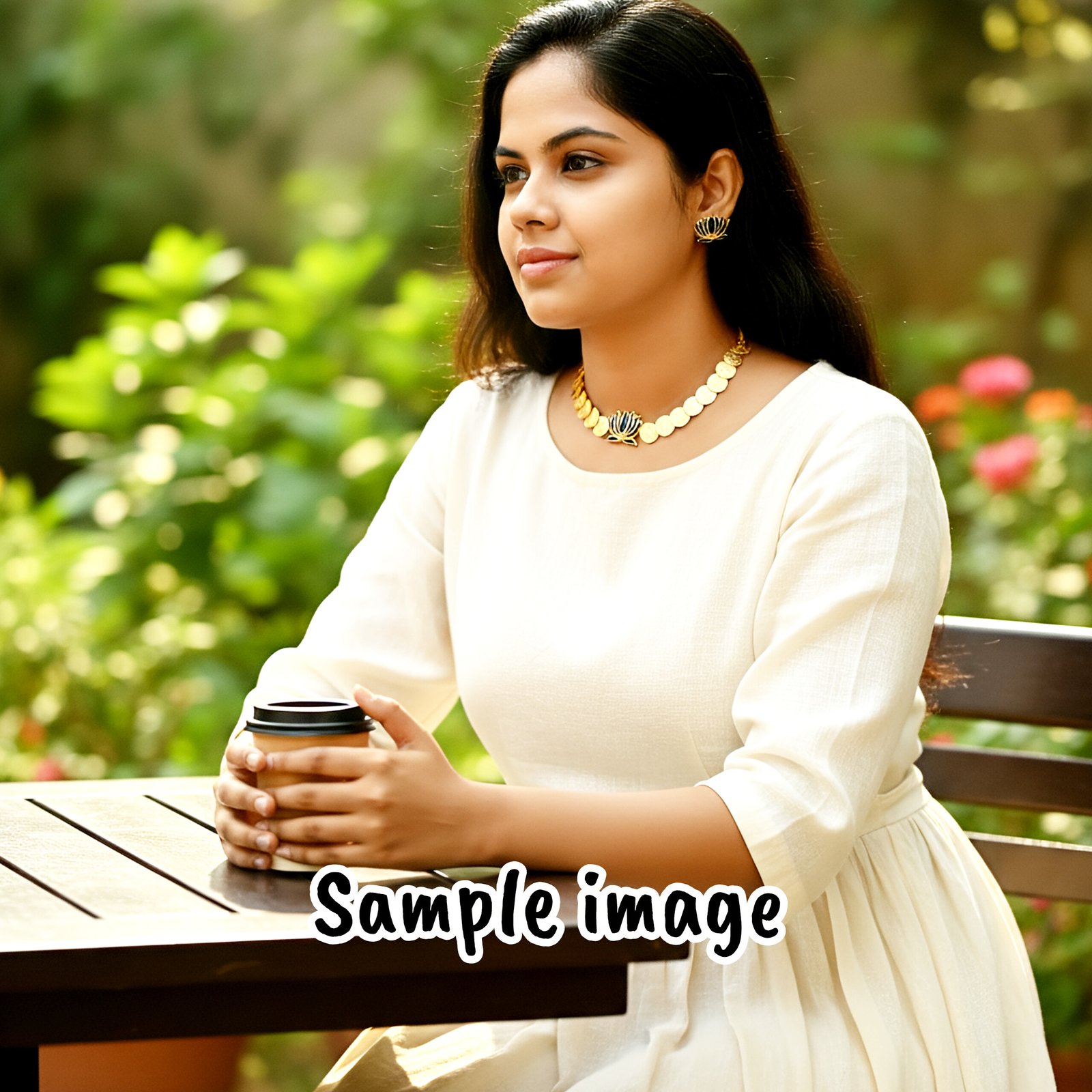 Blue Lotus Necklace set